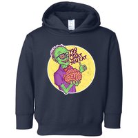 You Are What You Eat Zombie Nerd Brains Toddler Hoodie