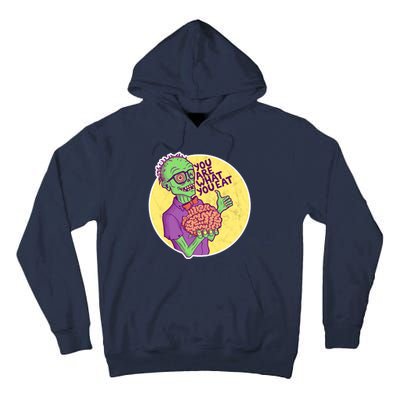 You Are What You Eat Zombie Nerd Brains Tall Hoodie