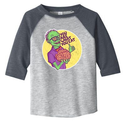You Are What You Eat Zombie Nerd Brains Toddler Fine Jersey T-Shirt