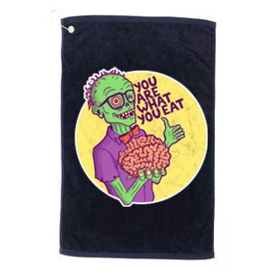 You Are What You Eat Zombie Nerd Brains Platinum Collection Golf Towel