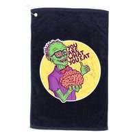 You Are What You Eat Zombie Nerd Brains Golf Towel