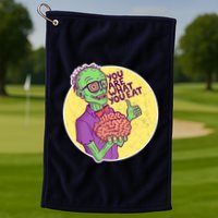 You Are What You Eat Zombie Nerd Brains Golf Towel