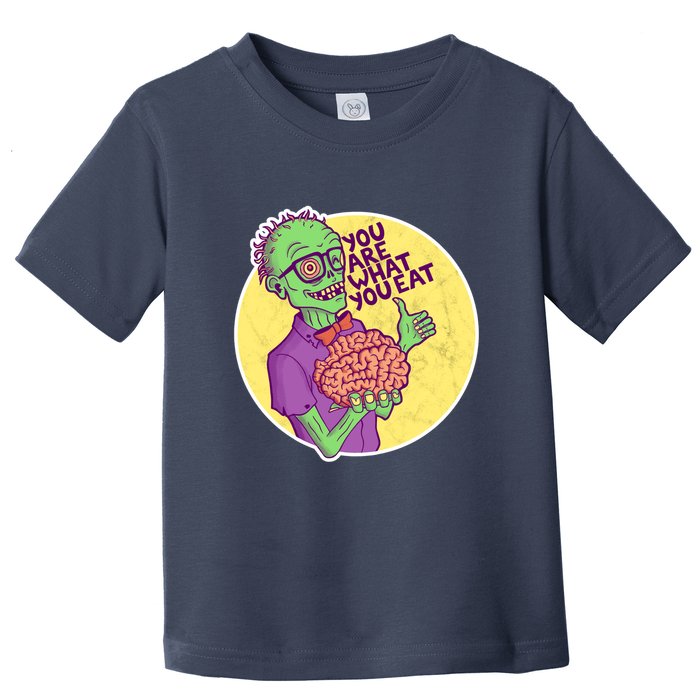 You Are What You Eat Zombie Nerd Brains Toddler T-Shirt