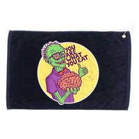 You Are What You Eat Zombie Nerd Brains Grommeted Golf Towel