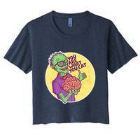 You Are What You Eat Zombie Nerd Brains Crop Top