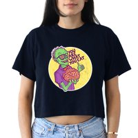 You Are What You Eat Zombie Nerd Brains Crop Top