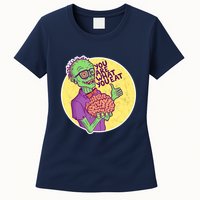 You Are What You Eat Zombie Nerd Brains Womens T-Shirt