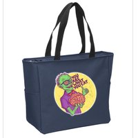 You Are What You Eat Zombie Nerd Brains Zip Tote Bag