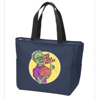 You Are What You Eat Zombie Nerd Brains Zip Tote Bag