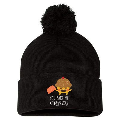 You Bake Me Crazy Pom Pom 12in Knit Beanie