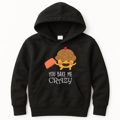 You Bake Me Crazy Kids Hoodie