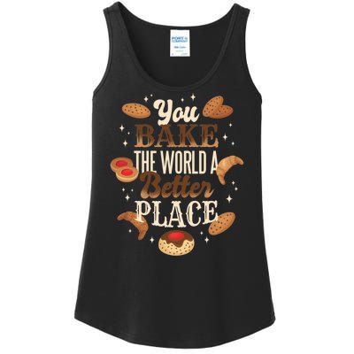 You Bake The World A Better Place Ladies Essential Tank