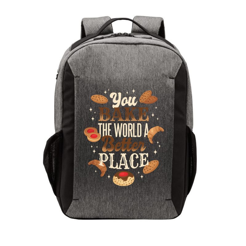 You Bake The World A Better Place Vector Backpack