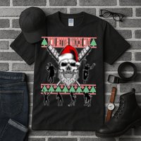 You Better Watch Out Zombie Santa Ugly Christmas Tall T-Shirt