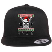You Better Watch Out Zombie Santa Ugly Christmas Flatbill Hat