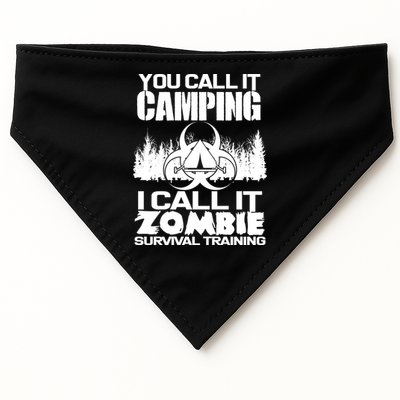 You Call It Camping I Call it Zombie Survival Training USA-Made Doggie Bandana