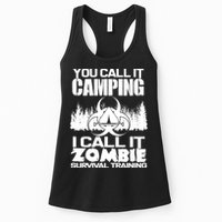 You Call It Camping I Call it Zombie Survival Training Womens Tank Top