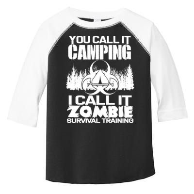 You Call It Camping I Call it Zombie Survival Training Toddler Fine Jersey T-Shirt