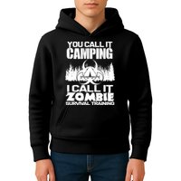You Call It Camping I Call it Zombie Survival Training Kids Hoodie