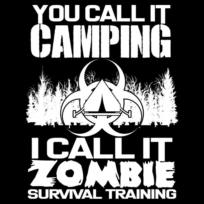 You Call It Camping I Call it Zombie Survival Training Wool Snapback Cap