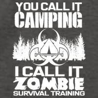 You Call It Camping I Call it Zombie Survival Training Vector Backpack