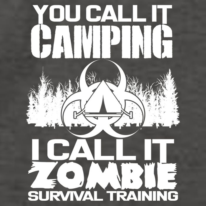 You Call It Camping I Call it Zombie Survival Training Vector Backpack