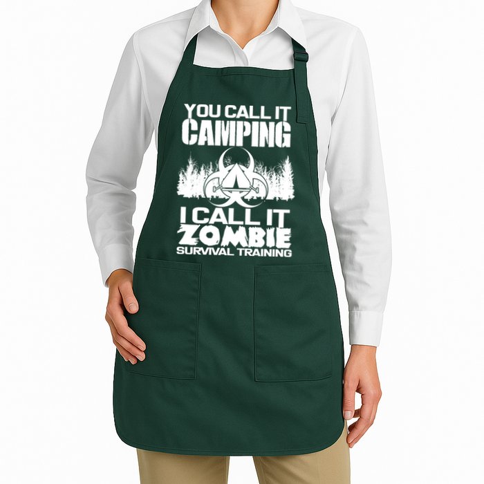 You Call It Camping I Call it Zombie Survival Training Apron
