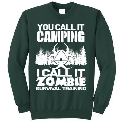 You Call It Camping I Call it Zombie Survival Training Sweatshirt