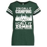 You Call It Camping I Call it Zombie Survival Training Enza Ladies Jersey Football T-Shirt