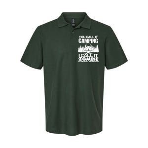 You Call It Camping I Call it Zombie Survival Training Softstyle Adult Sport Polo