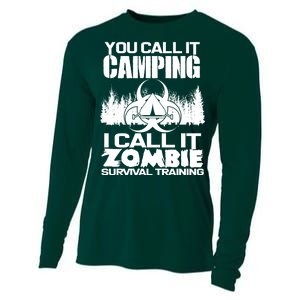 You Call It Camping I Call it Zombie Survival Training Cooling Performance Long Sleeve Crew