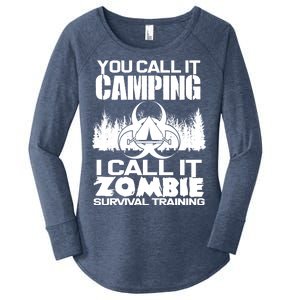 You Call It Camping I Call it Zombie Survival Training Women's Perfect Tri Tunic Long Sleeve Shirt