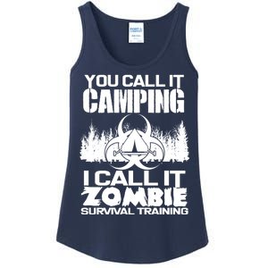 You Call It Camping I Call it Zombie Survival Training Ladies Essential Tank