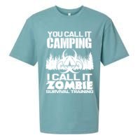 You Call It Camping I Call it Zombie Survival Training Sueded Cloud Jersey T-Shirt