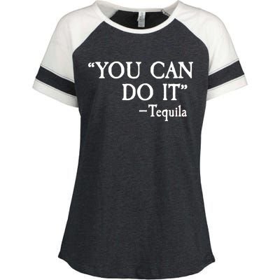 You Can Do It - Tequila Funny Cinco De Mayo Enza Ladies Jersey Colorblock Tee