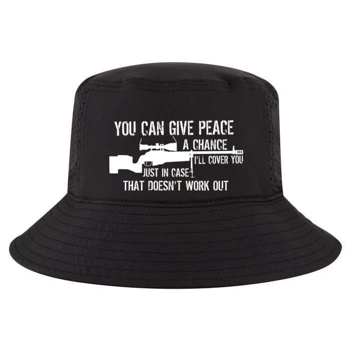 You Can Give Peace A Chance Cool Comfort Performance Bucket Hat