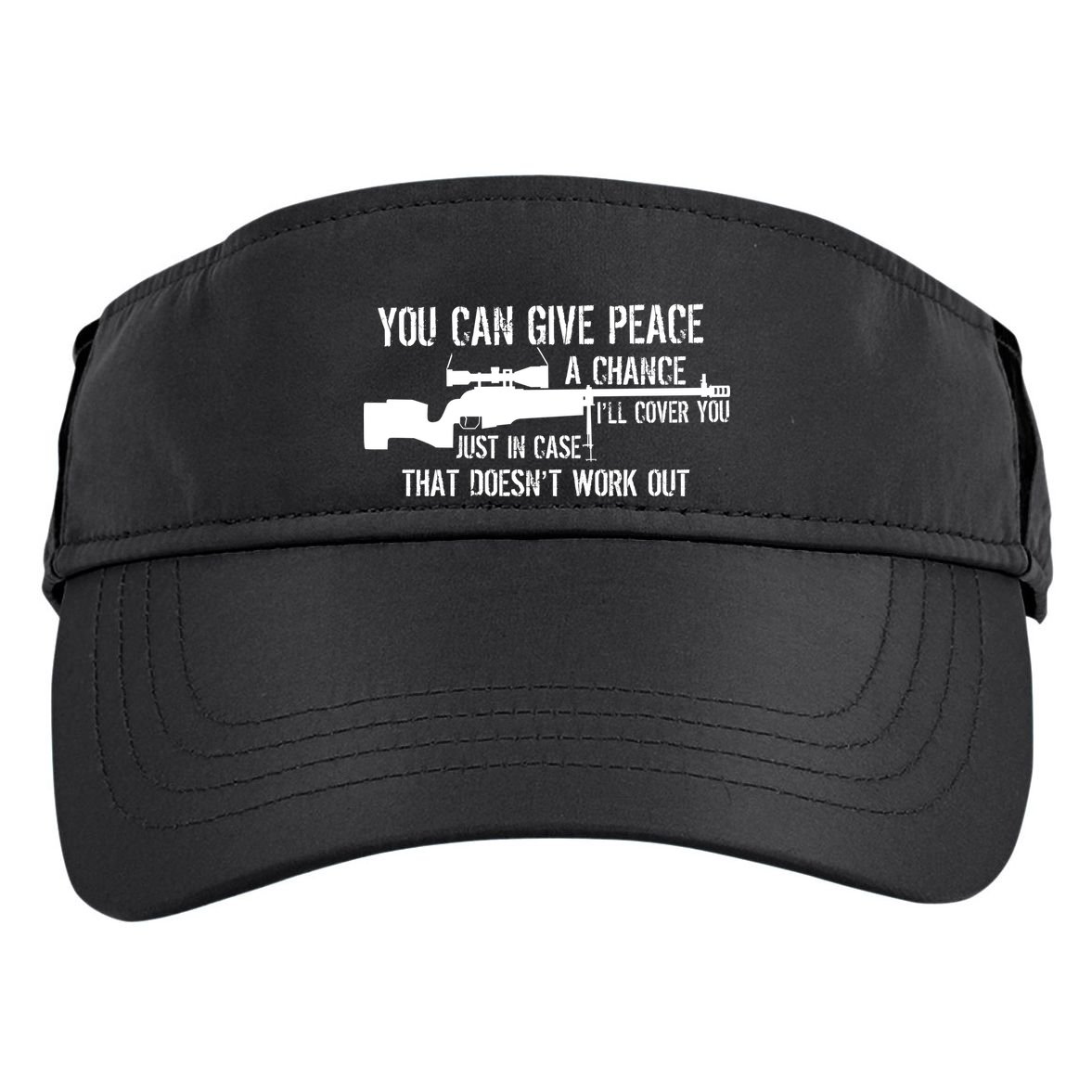 You Can Give Peace A Chance Adult Drive Performance Visor