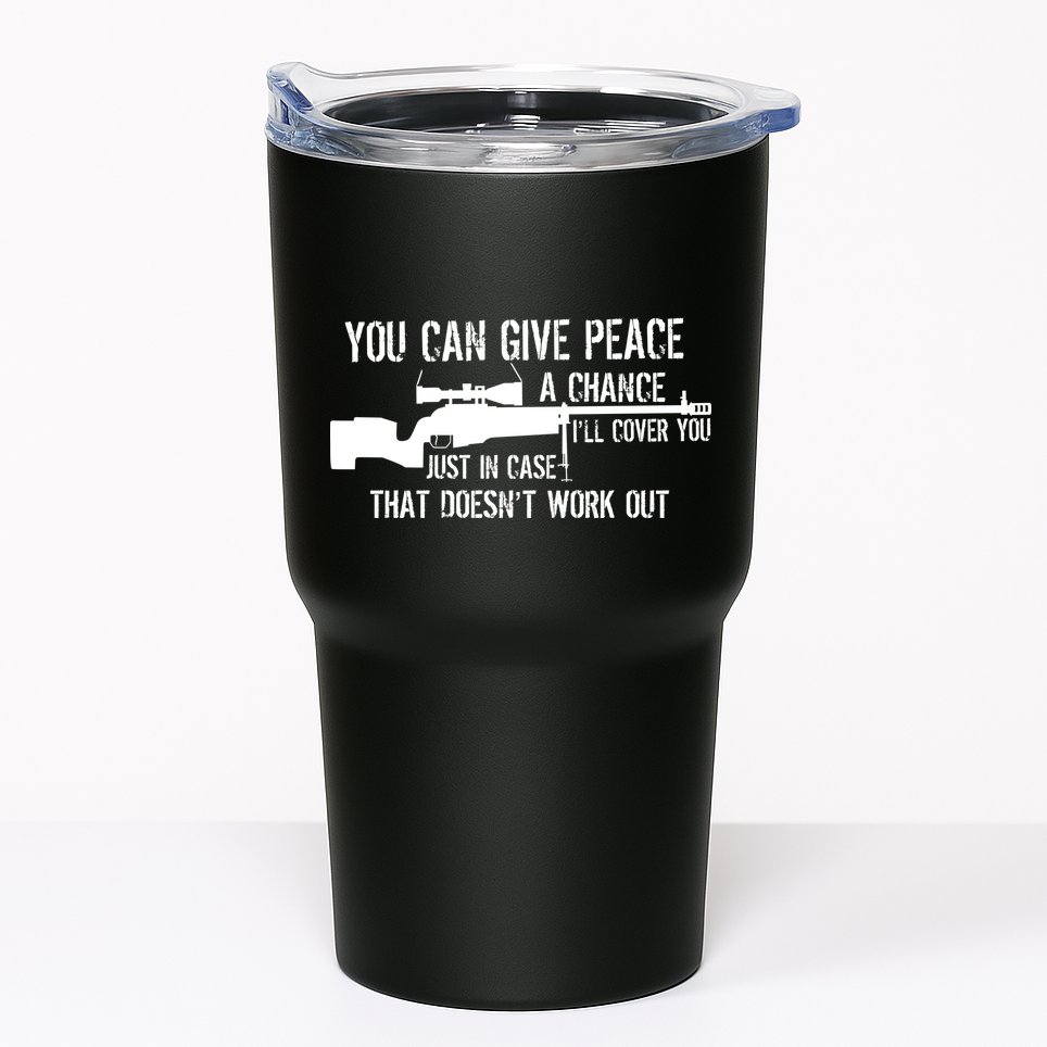 You Can Give Peace A Chance Tumbler