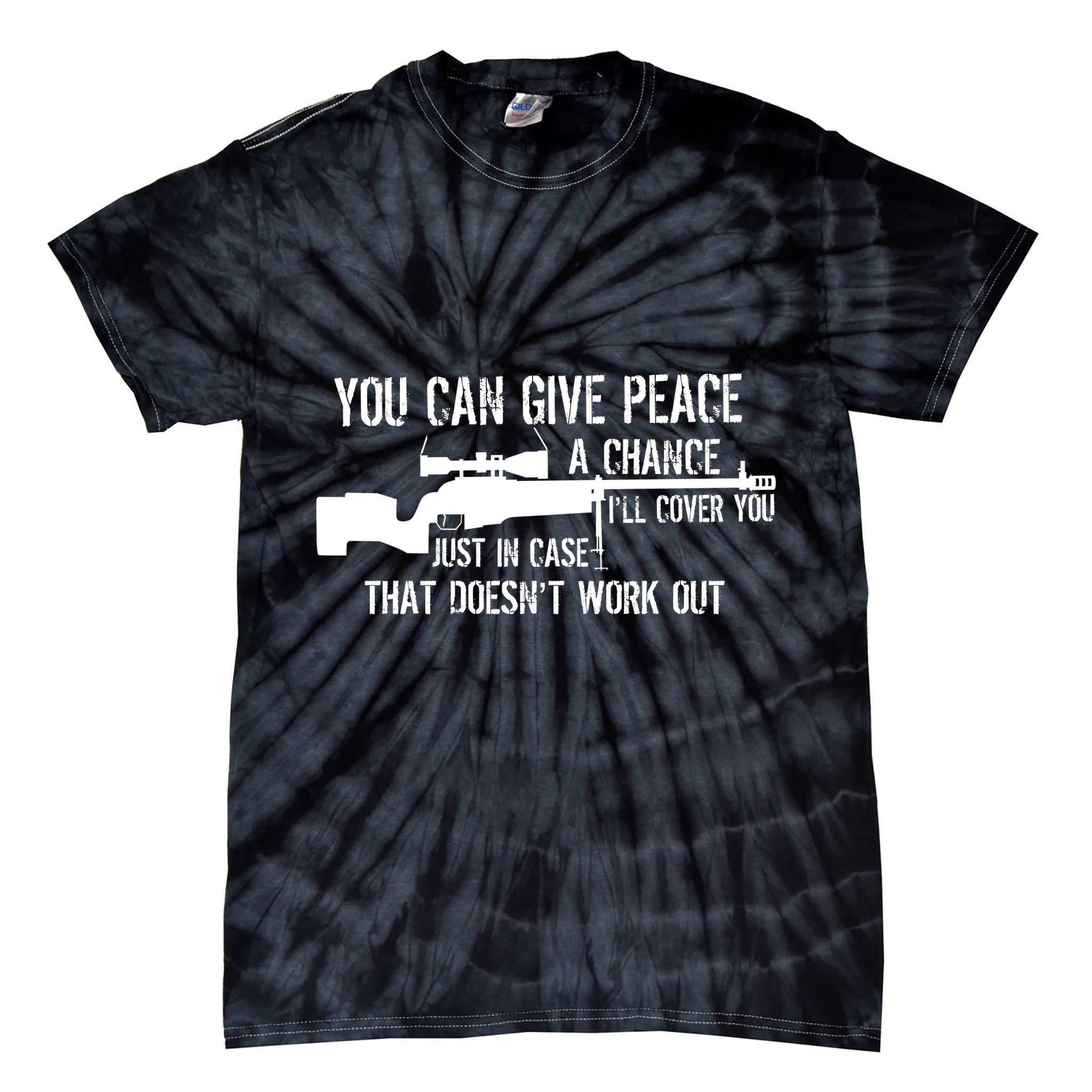 You Can Give Peace A Chance Tie-Dye T-Shirt