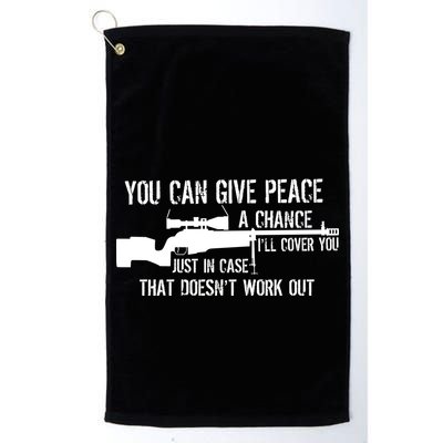 You Can Give Peace A Chance Golf Towel