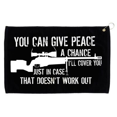 You Can Give Peace A Chance Grommeted Golf Towel