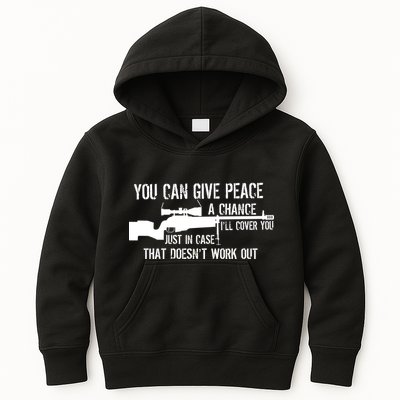 You Can Give Peace A Chance Kids Hoodie