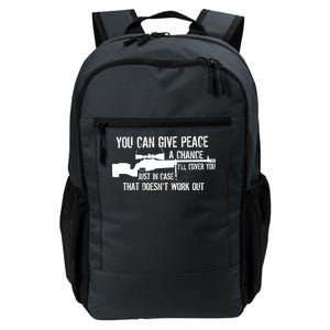 You Can Give Peace A Chance Daily Commute Backpack