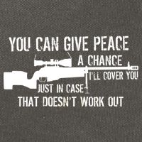 You Can Give Peace A Chance Cotton Canvas Backpack