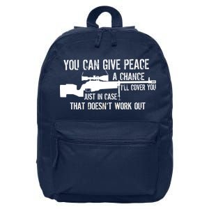 You Can Give Peace A Chance 16 in Basic Backpack