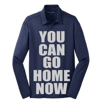 You Can Go Home Now Work Out Training Sweat Silk Touch Performance Long Sleeve Polo