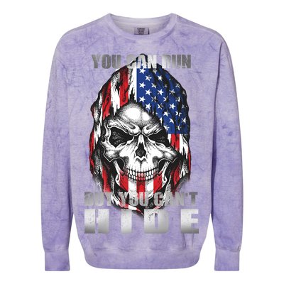 You Can Run But You Can't Hide Colorblast Crewneck Sweatshirt