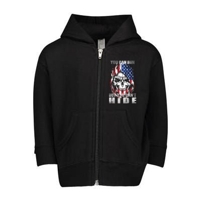 You Can Run But You Can't Hide Toddler Zip Fleece Hoodie