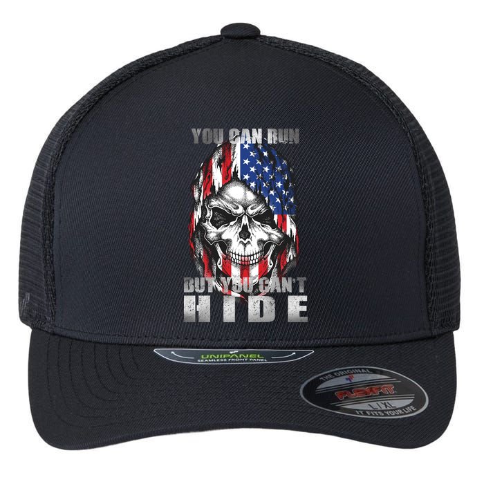 You Can Run But You Can't Hide Flexfit Unipanel Trucker Cap