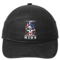 You Can Run But You Can't Hide 7-Panel Snapback Hat
